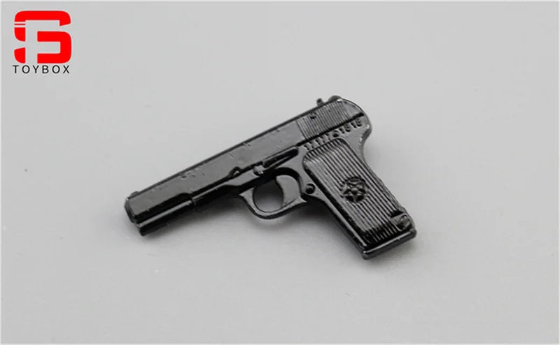 1/6 Scale Mini Model M1911 M1896 P38 PPK Revolver Pistol Handgun for 12'' Action Figure Soldier Dolls Military Collectible Accessory