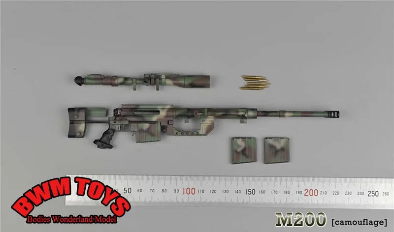 16 Types 1/6 Scale Plastic Military Assembly Mini 98K Rifle SVD SVDS USMC MSR M200 MK13 Sniper Gun Weapon Fit 12'' Action Figure