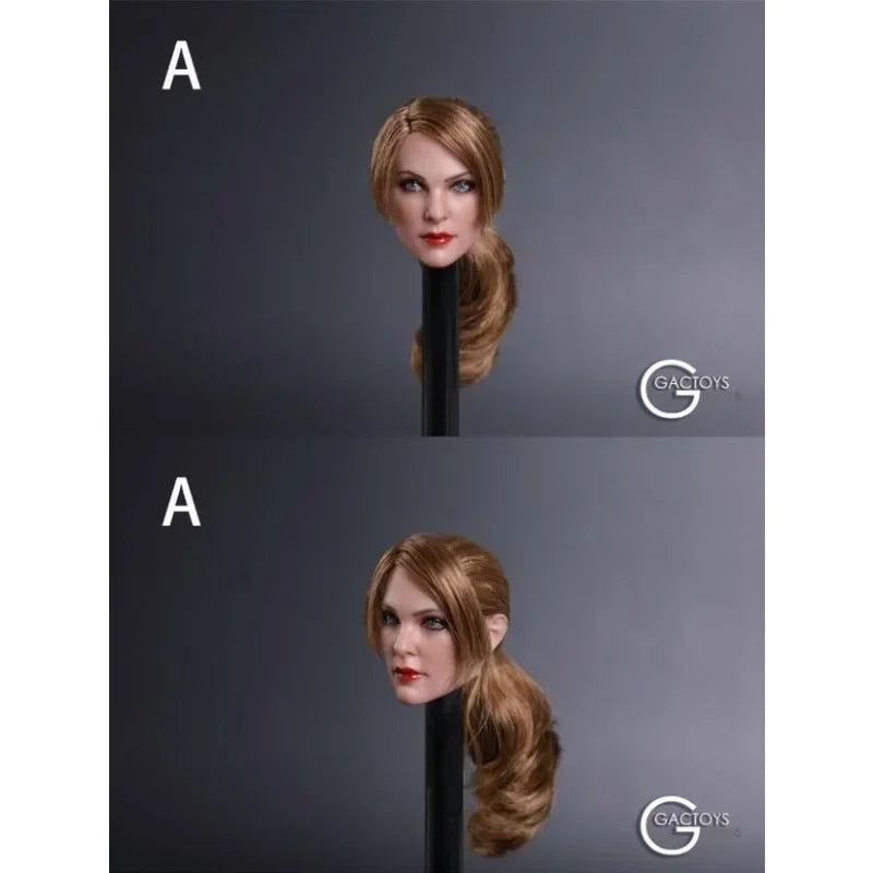 GC019 1/6 Female Head Sculpt Cold Face for 12'' Phicen TBLeague Action Figure