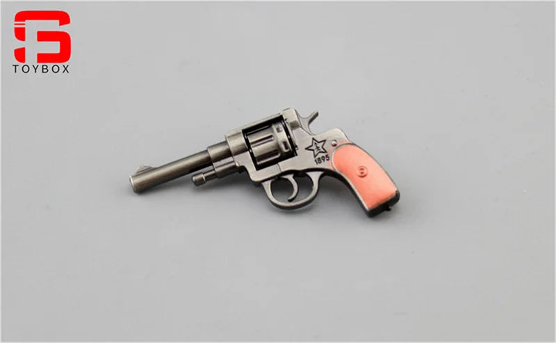 1/6 Scale Mini Model M1911 M1896 P38 PPK Revolver Pistol Handgun for 12'' Action Figure Soldier Dolls Military Collectible Accessory