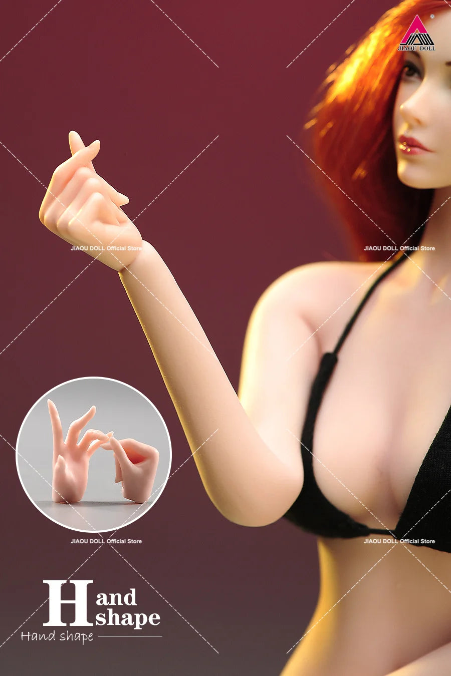 1/6 Female Hands & Feet Set 5 Pairs Hands 2 Pairs Feet for 12'' TBL Jiaou Figure