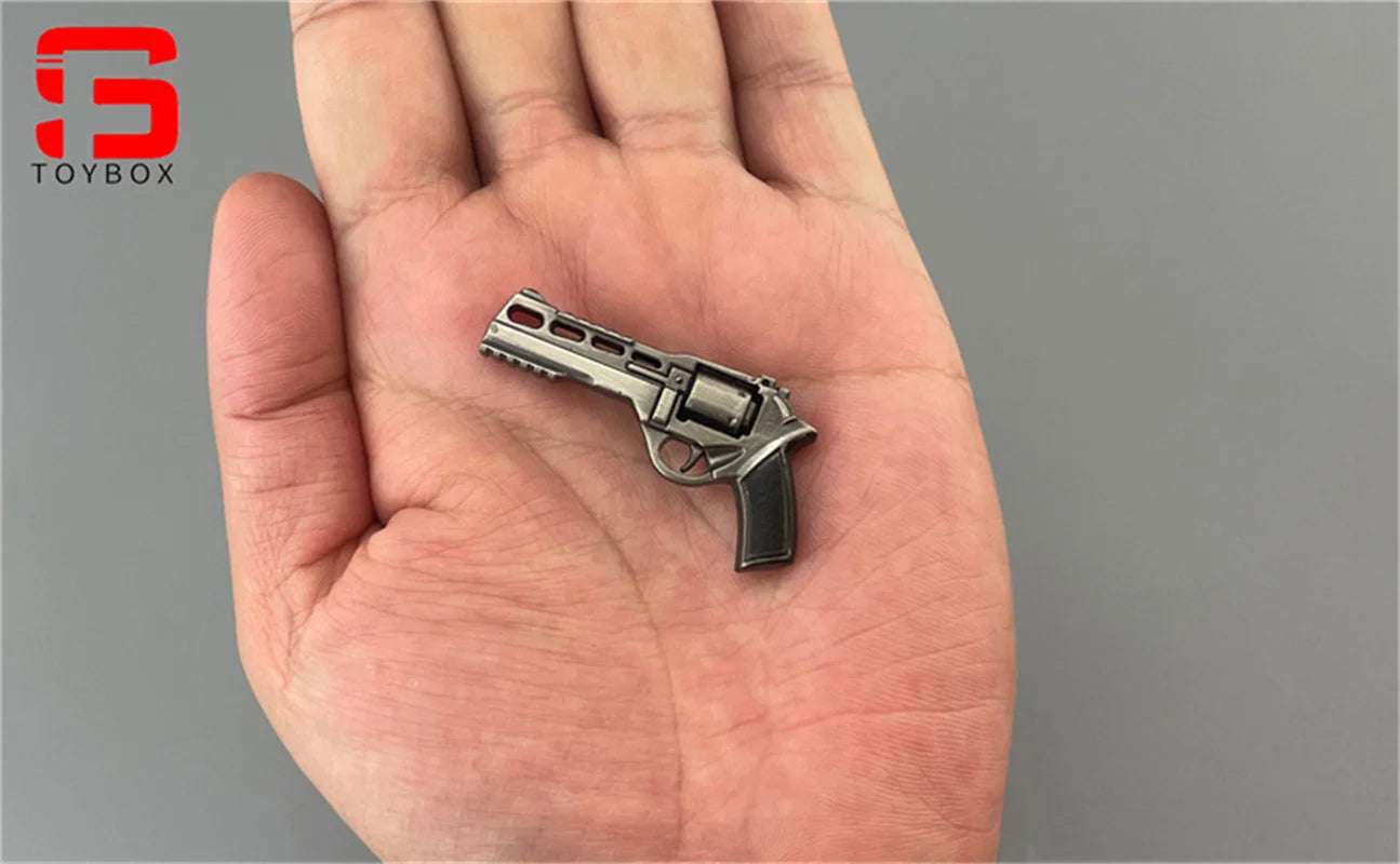 1/6 Scale Mini Model M1911 M1896 P38 PPK Revolver Pistol Handgun for 12'' Action Figure Soldier Dolls Military Collectible Accessory