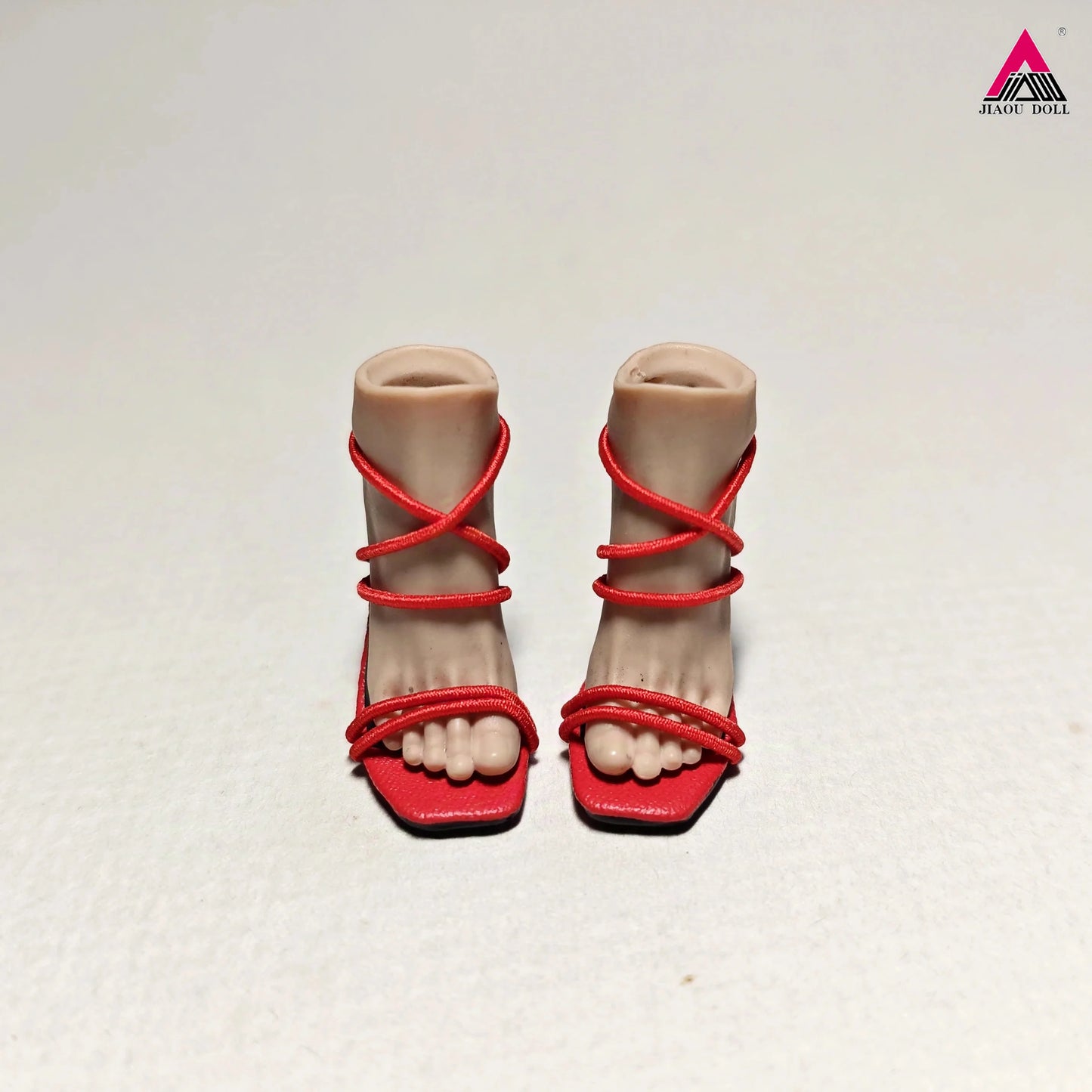 1/6 High heeled Sandals Elastic Strap Shoes Model Standard Size Fit 12'' Disassembly Feet Female Soldier Action Figure Body Doll