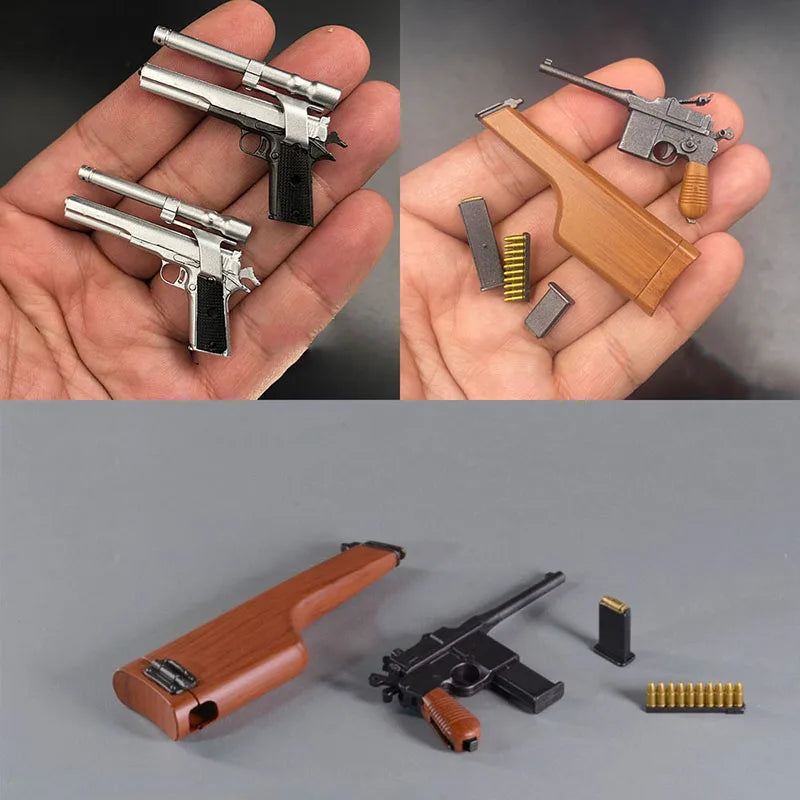 M500 M1911 C96 1/6 Scale Gun Weapon Toys Military Combat Plastic Retro Model Accessories For 12 Inch Action Figure Model Toys