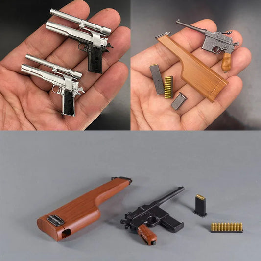M500 M1911 C96 1/6 Scale Gun Weapon Toys Military Combat Plastic Retro Model Accessories For 12 Inch Action Figure Model Toys