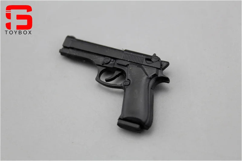1/6 Scale Mini Model M1911 M1896 P38 PPK Revolver Pistol Handgun for 12'' Action Figure Soldier Dolls Military Collectible Accessory