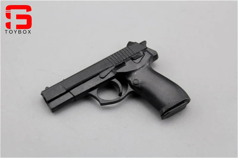 1/6 Scale Mini Model M1911 M1896 P38 PPK Revolver Pistol Handgun for 12'' Action Figure Soldier Dolls Military Collectible Accessory