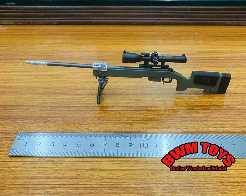 16 Types 1/6 Scale Plastic Military Assembly Mini 98K Rifle SVD SVDS USMC MSR M200 MK13 Sniper Gun Weapon Fit 12'' Action Figure