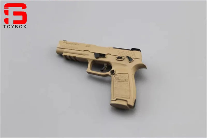 1/6 Scale Mini Model M1911 M1896 P38 PPK Revolver Pistol Handgun for 12'' Action Figure Soldier Dolls Military Collectible Accessory