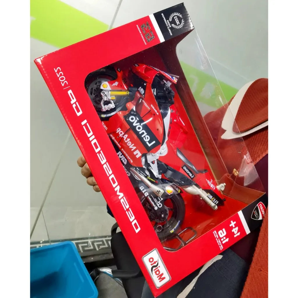 1/6 Scale Ducati MotoGP Bike Model Maisto #63 Bagnaia Alloy Racing Motorcycle