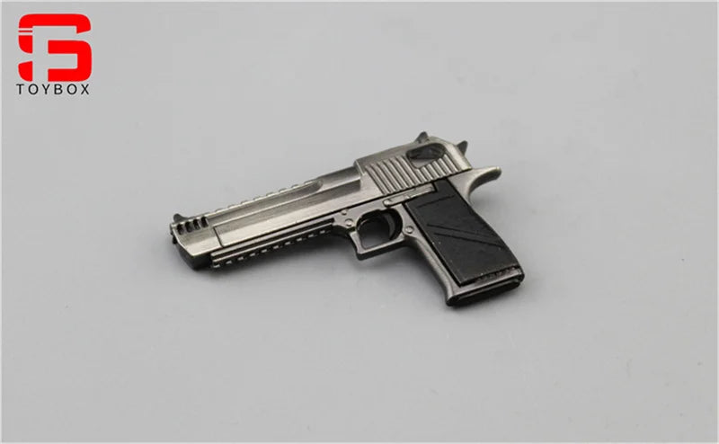 1/6 Scale Mini Model M1911 M1896 P38 PPK Revolver Pistol Handgun for 12'' Action Figure Soldier Dolls Military Collectible Accessory