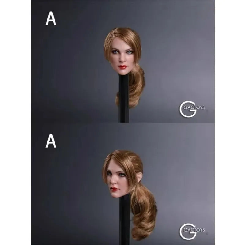 GC019 1/6 Female Head Sculpt Cold Face for 12'' Phicen TBLeague Action Figure