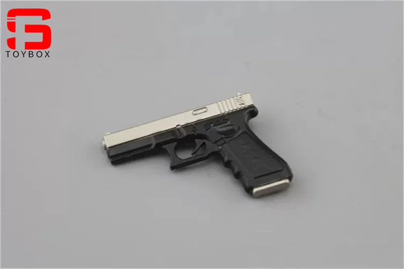 1/6 Scale Mini Model M1911 M1896 P38 PPK Revolver Pistol Handgun for 12'' Action Figure Soldier Dolls Military Collectible Accessory