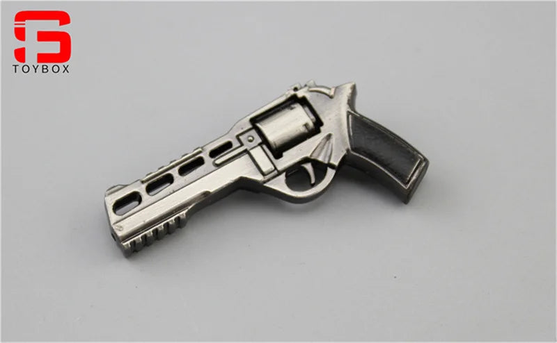 1/6 Scale Mini Model M1911 M1896 P38 PPK Revolver Pistol Handgun for 12'' Action Figure Soldier Dolls Military Collectible Accessory