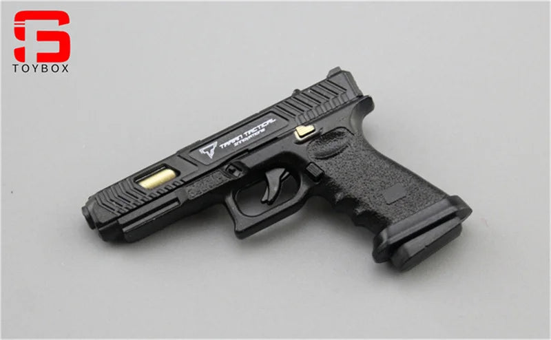 1/6 Scale Mini Model M1911 M1896 P38 PPK Revolver Pistol Handgun for 12'' Action Figure Soldier Dolls Military Collectible Accessory