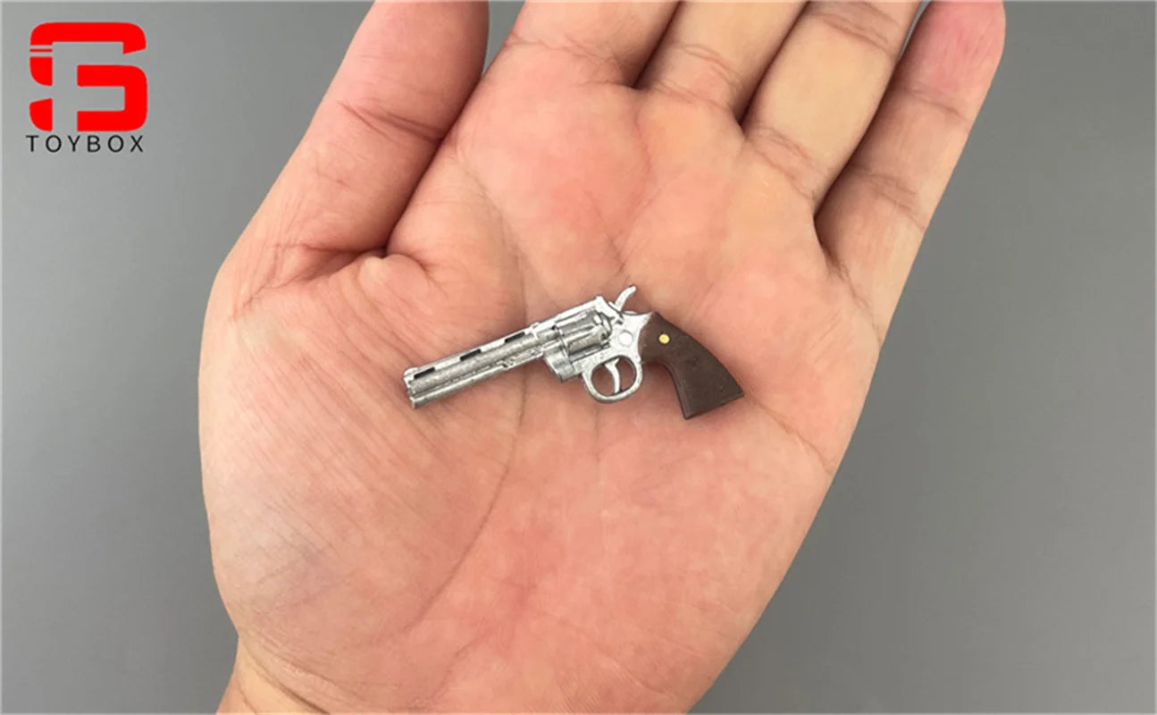 1/6 Scale Mini Model M1911 M1896 P38 PPK Revolver Pistol Handgun for 12'' Action Figure Soldier Dolls Military Collectible Accessory