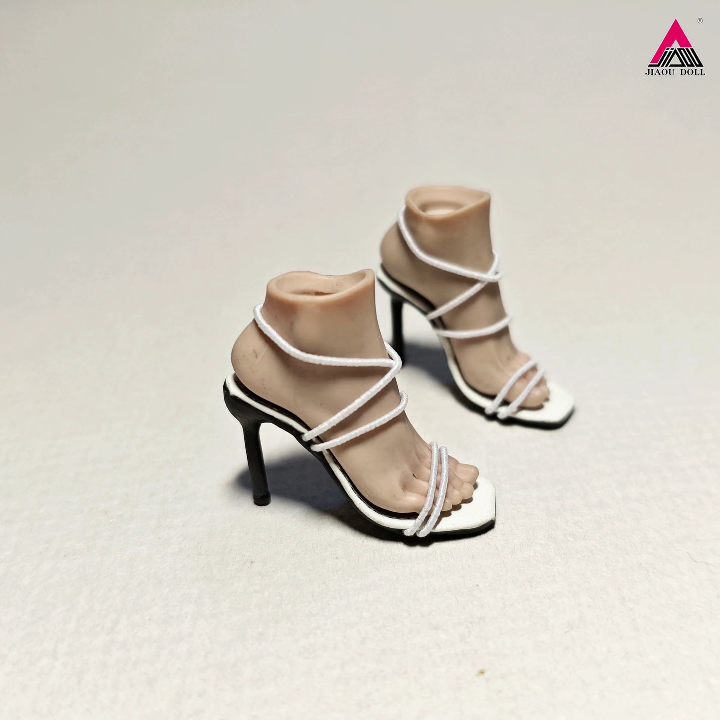 1/6 High heeled Sandals Elastic Strap Shoes Model Standard Size Fit 12'' Disassembly Feet Female Soldier Action Figure Body Doll