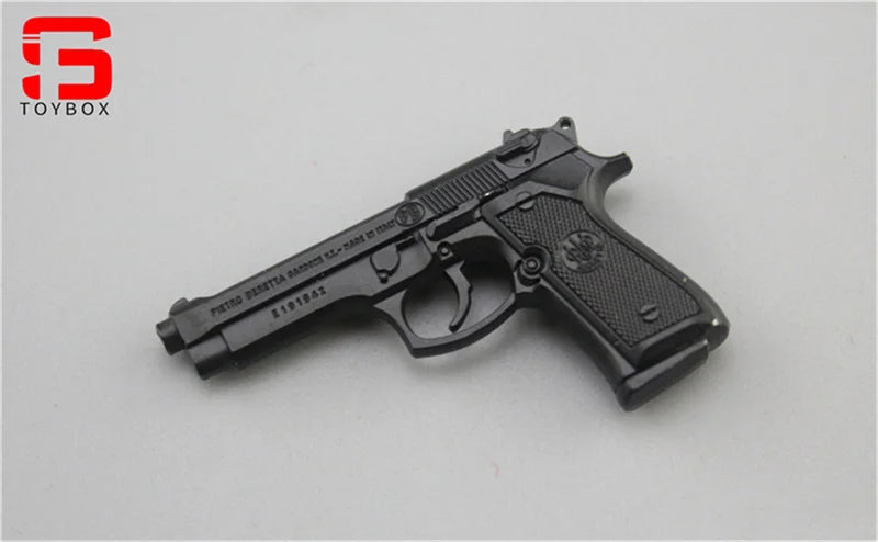 1/6 Scale Mini Model M1911 M1896 P38 PPK Revolver Pistol Handgun for 12'' Action Figure Soldier Dolls Military Collectible Accessory