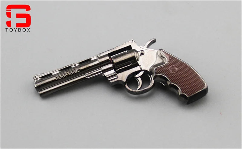 1/6 Scale Mini Model M1911 M1896 P38 PPK Revolver Pistol Handgun for 12'' Action Figure Soldier Dolls Military Collectible Accessory